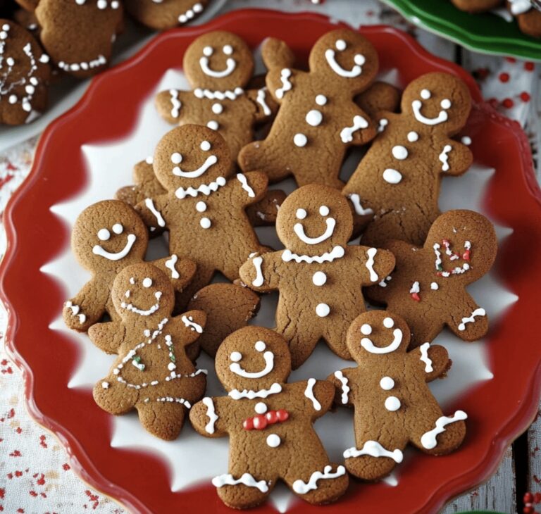 Soft & Chewy Gingerbread Men Cookies Recipe