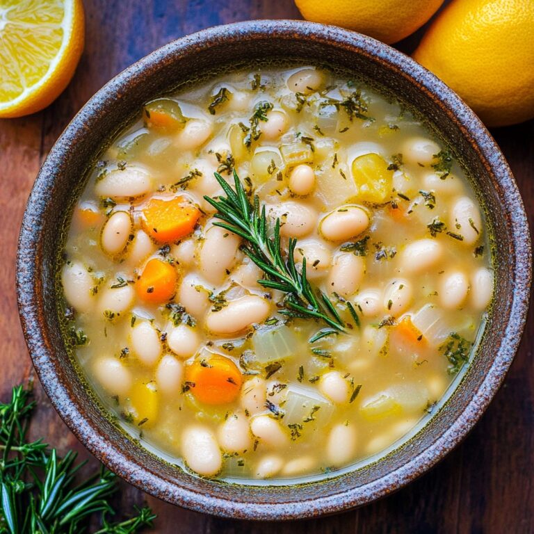 Hearty White Bean And Rosemary Soup Recipe