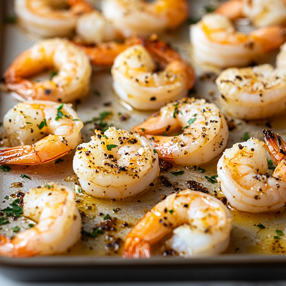 Crispy Garlic Parmesan Roasted Shrimp Recipe