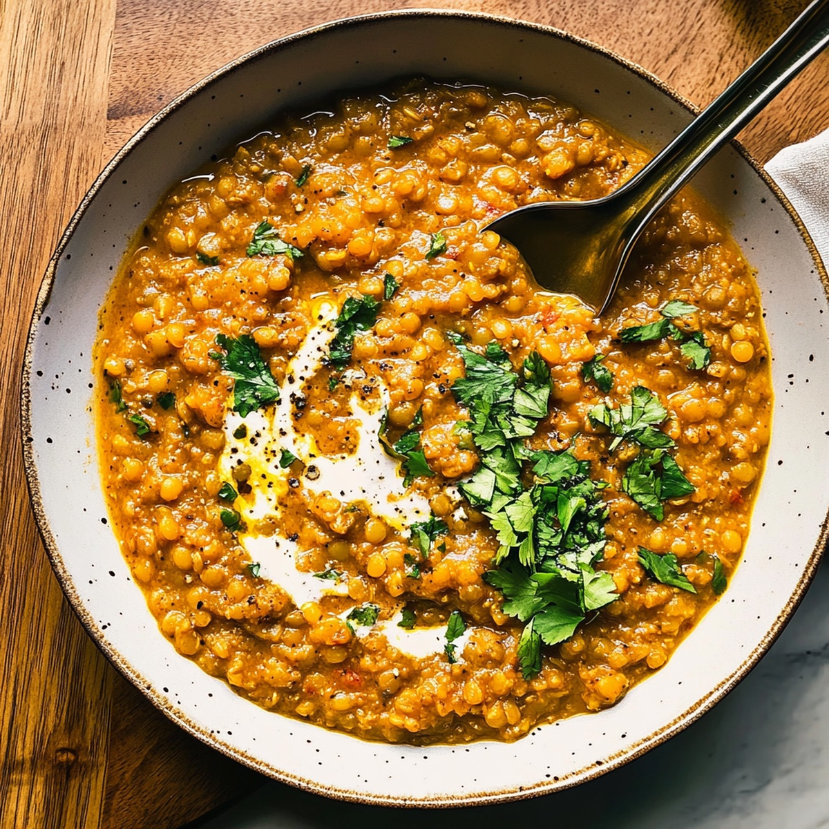 Vibrant Spicy Red Lentil Curry Recipe