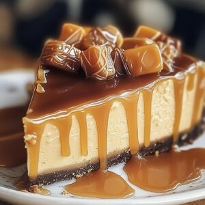 Caramel Candy Cheesecake Recipe