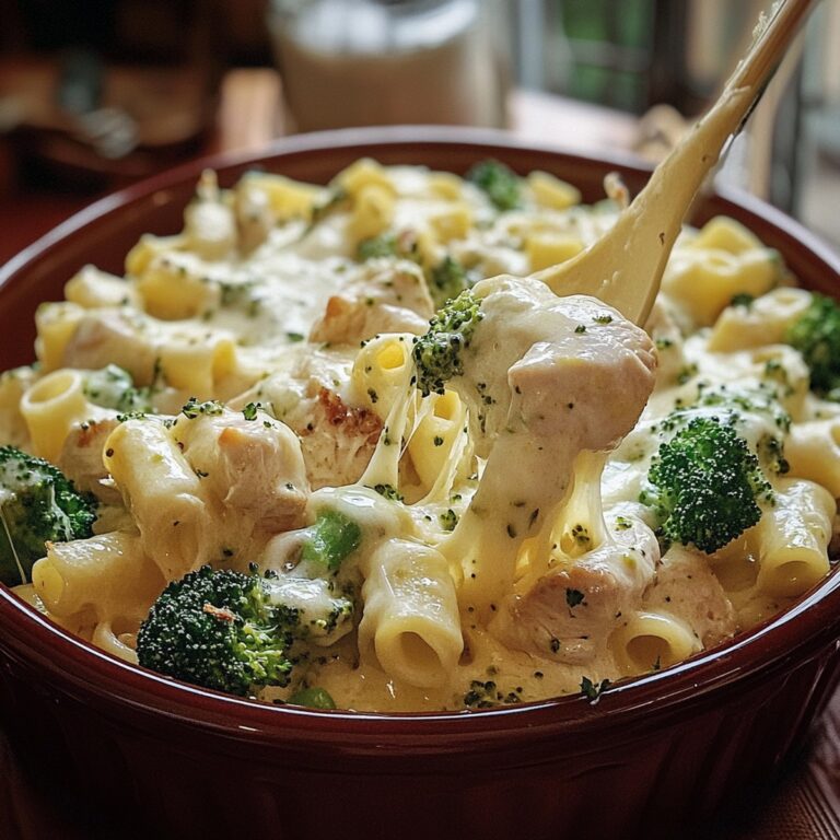 Chicken And Broccoli Baked Alfredo Recipe