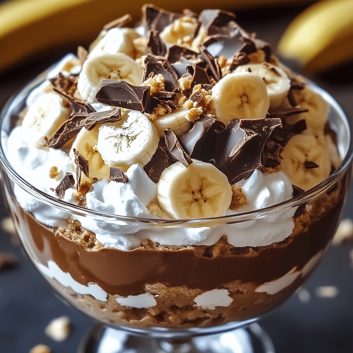 Velvety Chocolate Banana Pudding Fluff Recipe