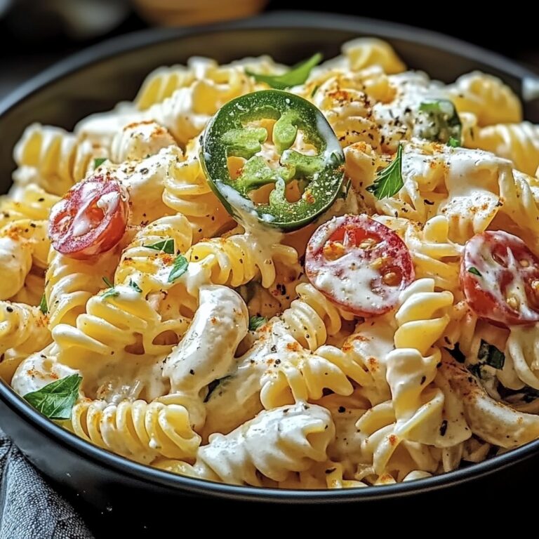 Creamy Jalapeno Popper Pasta Salad Recipe