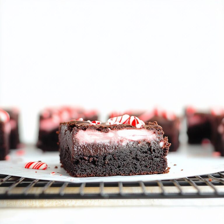 Candy Cane Brownies Recipe