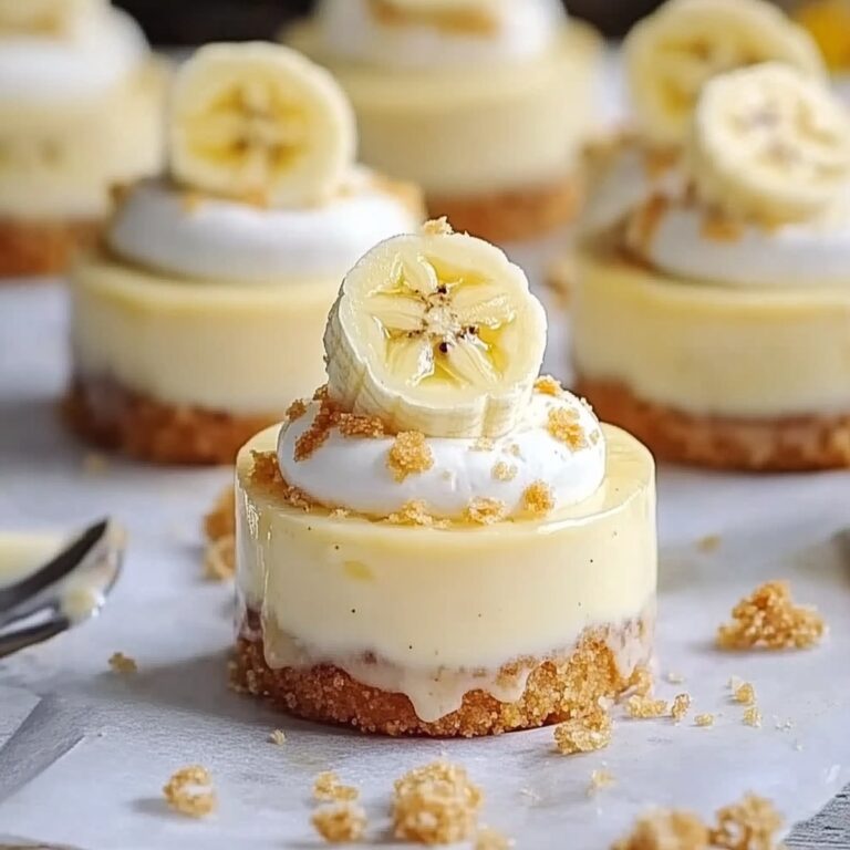 Dreamy Mini Banana Pudding Cheesecakes Recipe