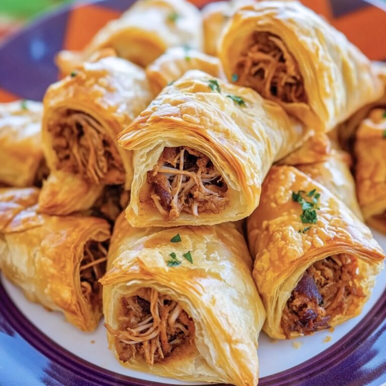 Pulled Pork Pastry Puffs Recipe