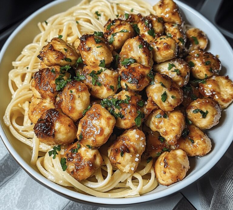 Succulent Lemon Garlic Butter Chicken With Parmesan Linguine Recipe