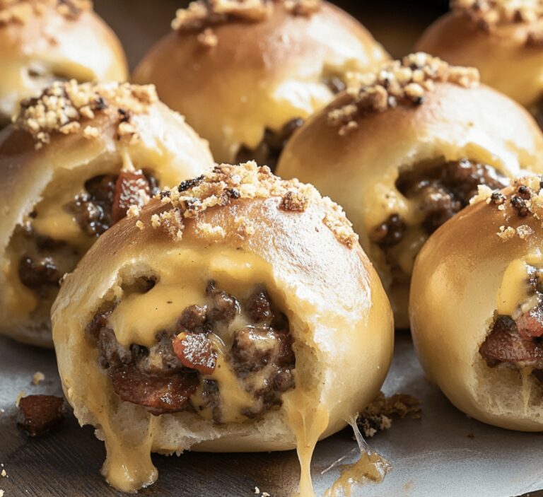 Explosive Bacon Cheeseburger Bombs Recipe