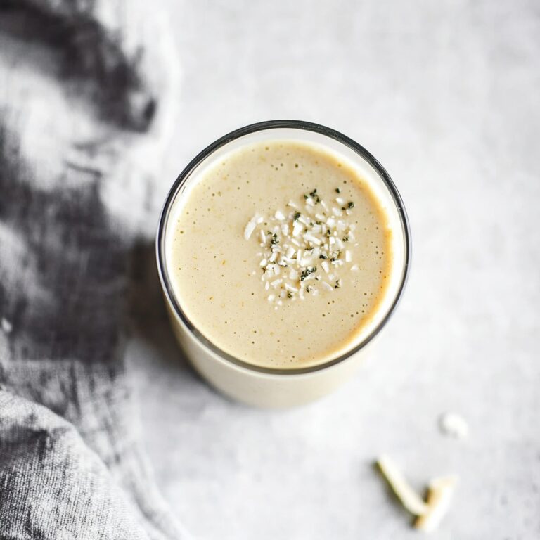 Tropical Pineapple Coconut Smoothie Recipe