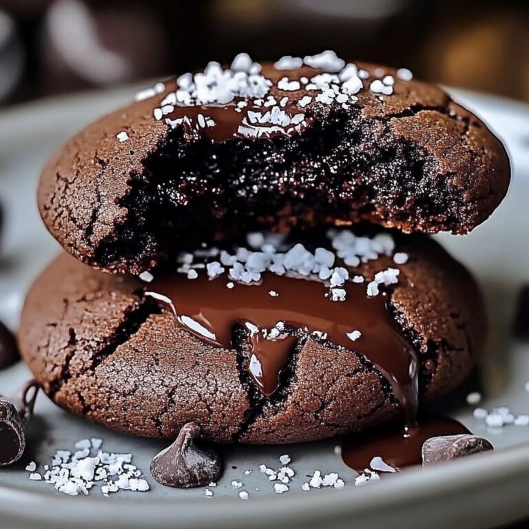 Gooey Chocolate Lava Cake Cookies Recipe