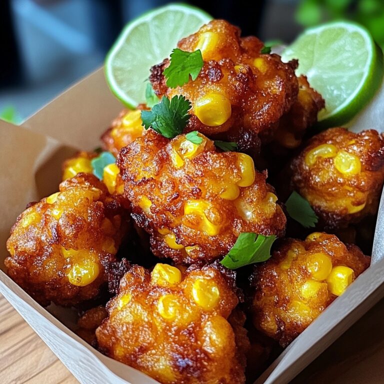 Mexican Street Corn Fritters Recipe