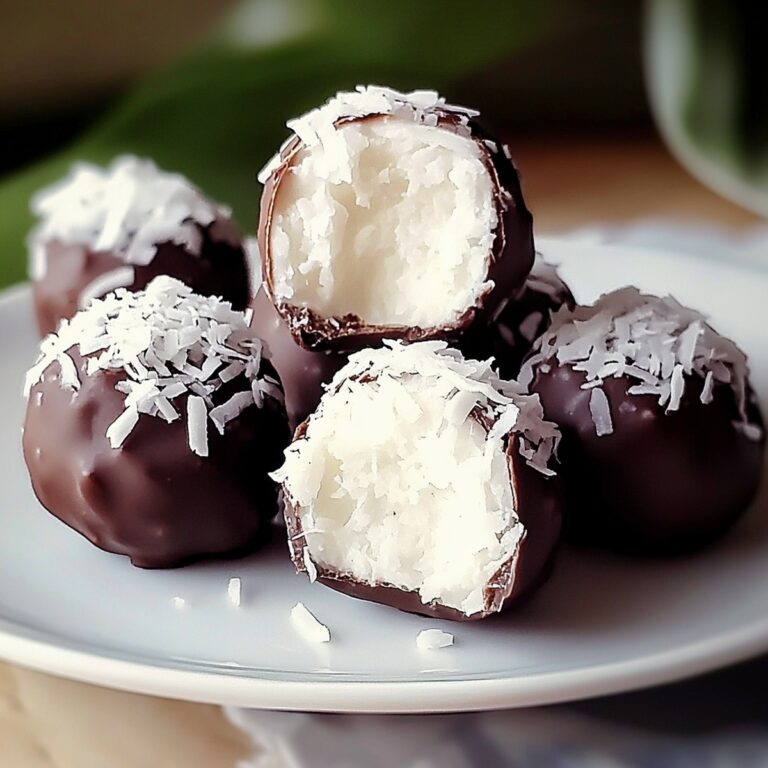 No Bake Coconut Cream Balls Recipe