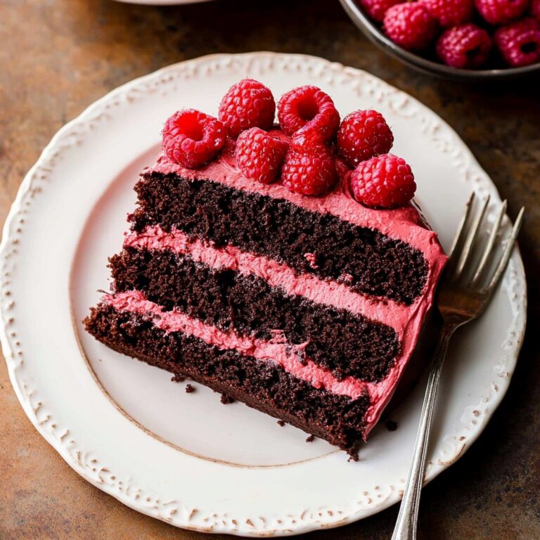Decadent Chocolate Raspberry Cake Recipe