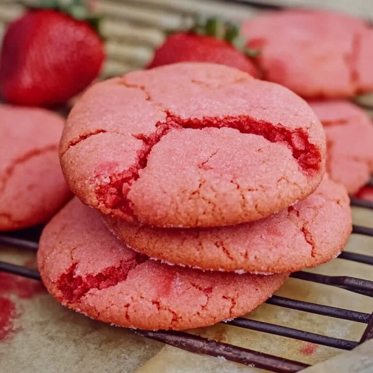 Sweet Strawberry Sugar Cookies Recipe