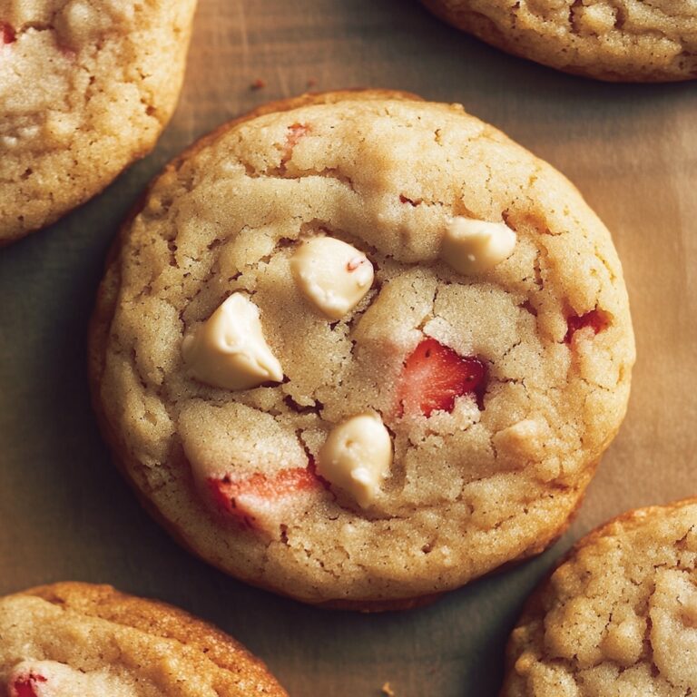 Heavenly Strawberry White Chocolate Cookies Recipe