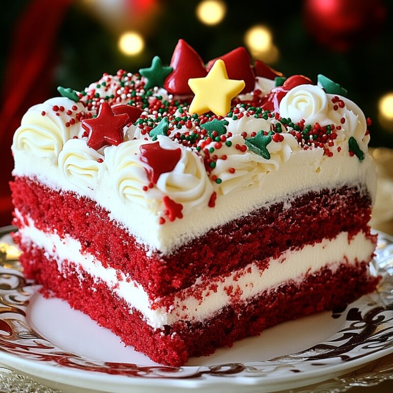 Christmas Red Velvet Poke Cake Recipe