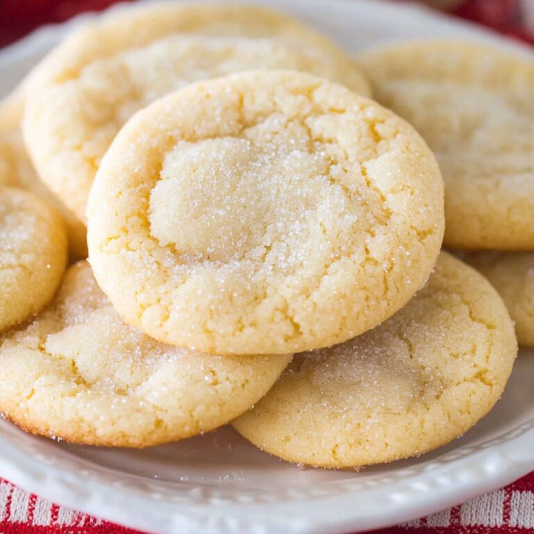 Soft And Chewy Sugar Cookies Recipe
