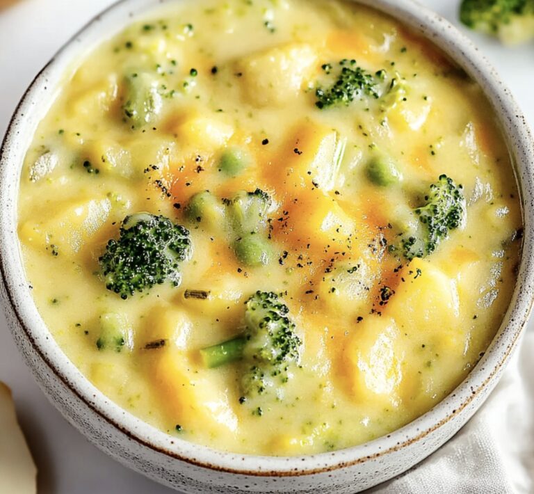 Broccoli Potato Cheese Soup Recipe