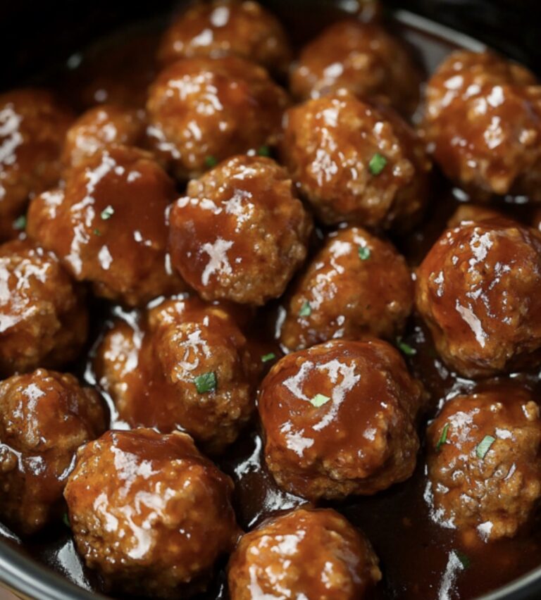 Slow Cooker Salisbury Steak Meatballs Recipe