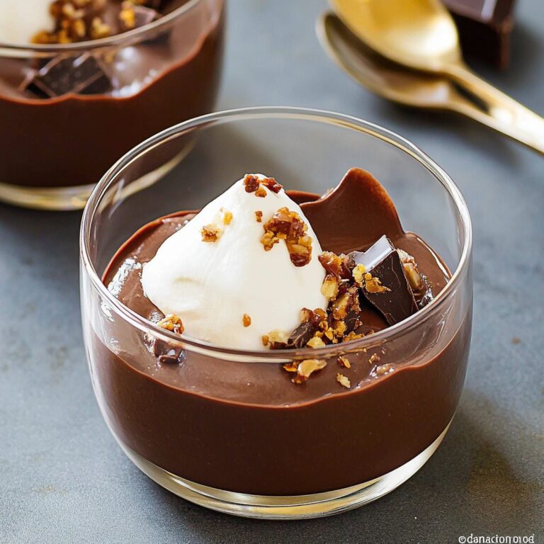 Silky Chocolate Pudding Recipe