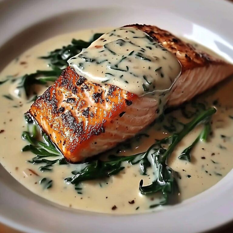 Pan-Seared Salmon With A Creamy Florentine Sauce Recipe