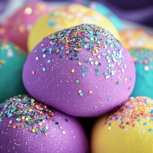 Sparkly Glitter Playdough Recipe