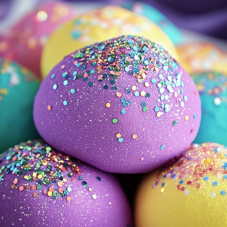 Sparkly Glitter Playdough Recipe