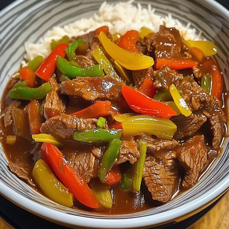 Crockpot Pepper Steak Recipe