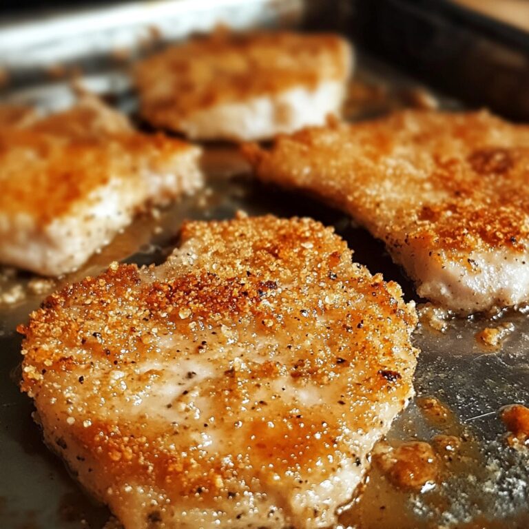 Parmesan Crusted Pork Chops Recipe