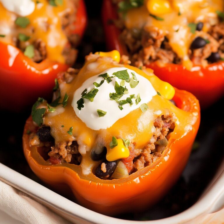 Vibrant Taco Stuffed Peppers Recipe