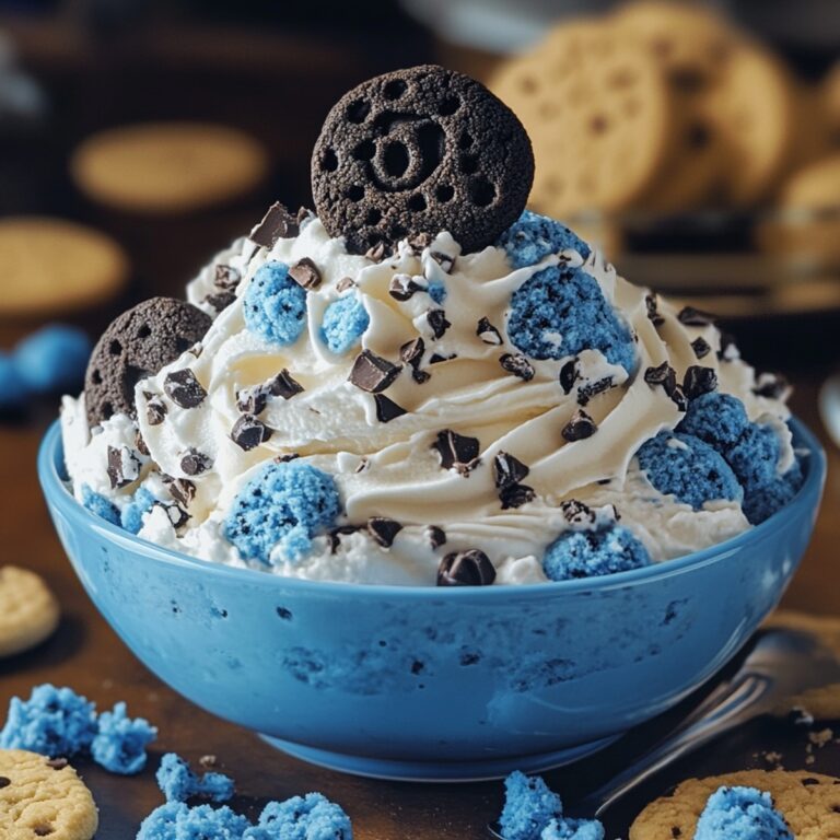 Whimsical Cookie Monster Fluff Recipe