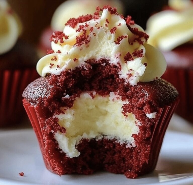 Velvety Red Velvet Cheesecake Cupcake Recipe