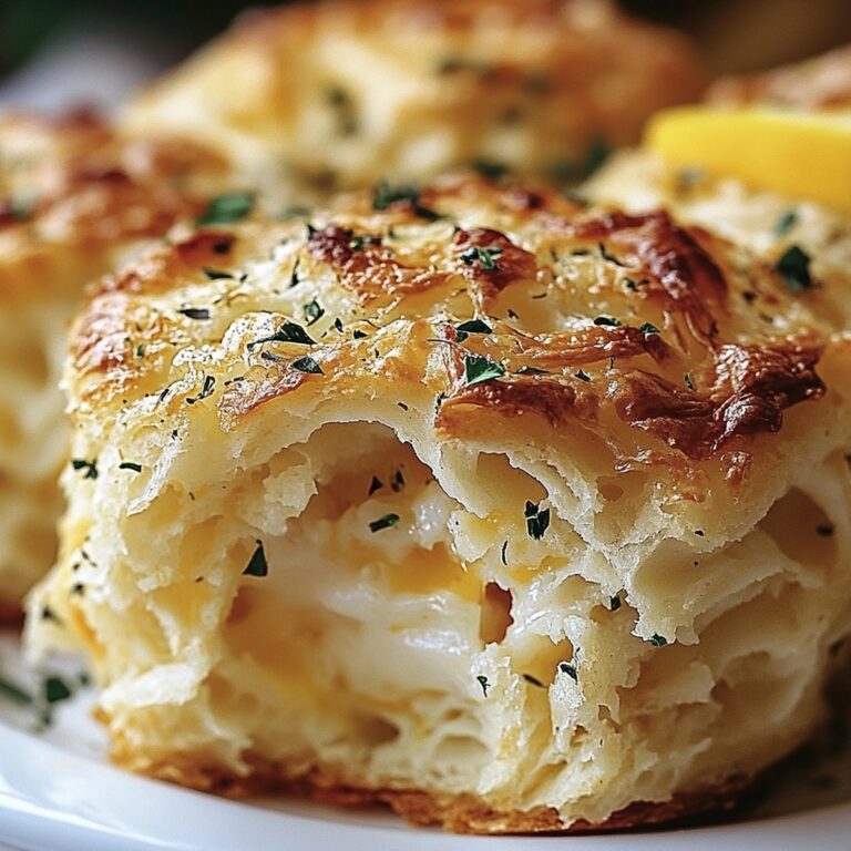 Crab Stuffed Cheddar Bay Biscuits With Lemon Butter Recipe