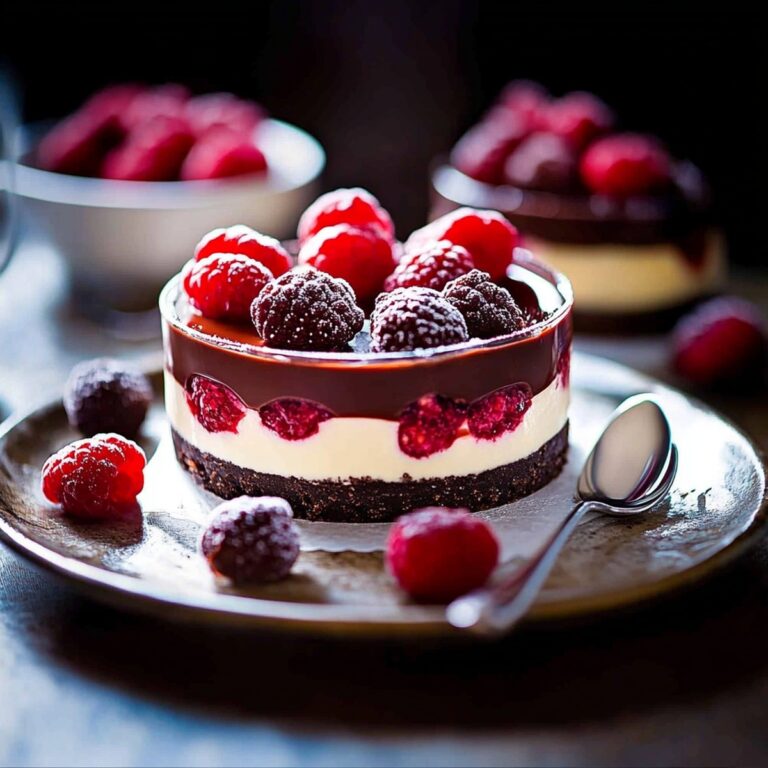 Luxurious Raspberry Chocolate Mousse Cake Recipe