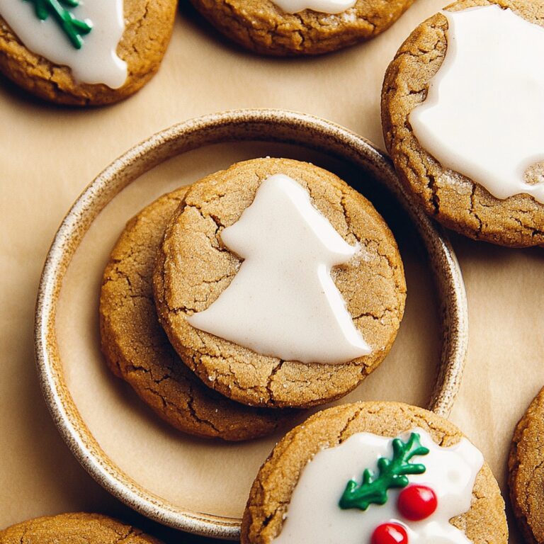 Soft Gingerbread Cookies With Maple Glaze Recipe