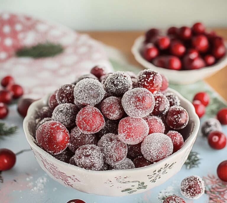 Sugared Cranberries Recipe