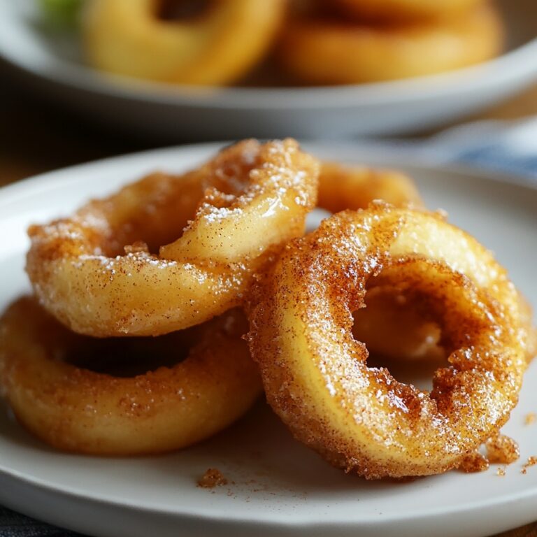 Fried Cinnamon Apple Rings Recipe