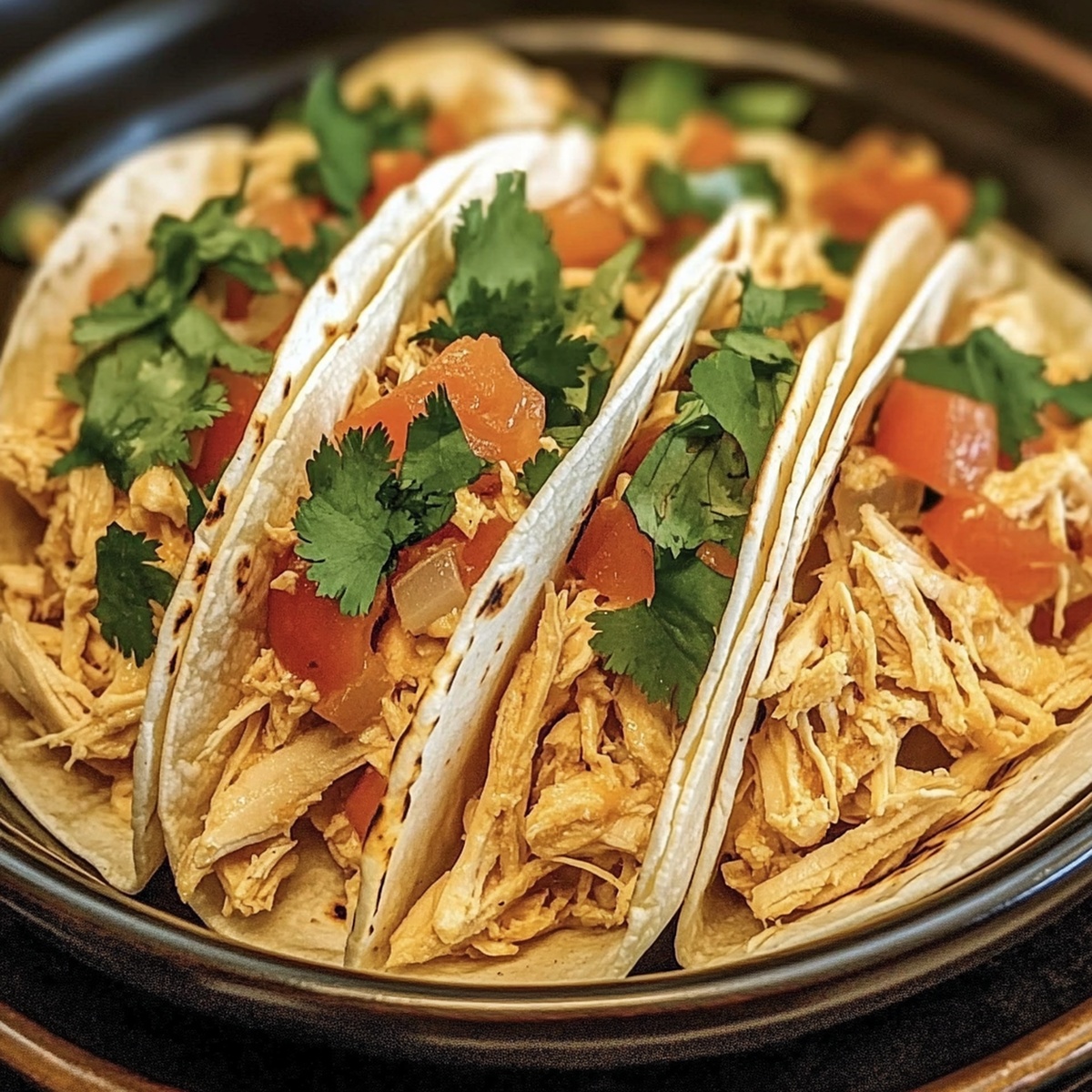 Effortless Slow Cooker Cool Ranch Chicken Tacos Recipe