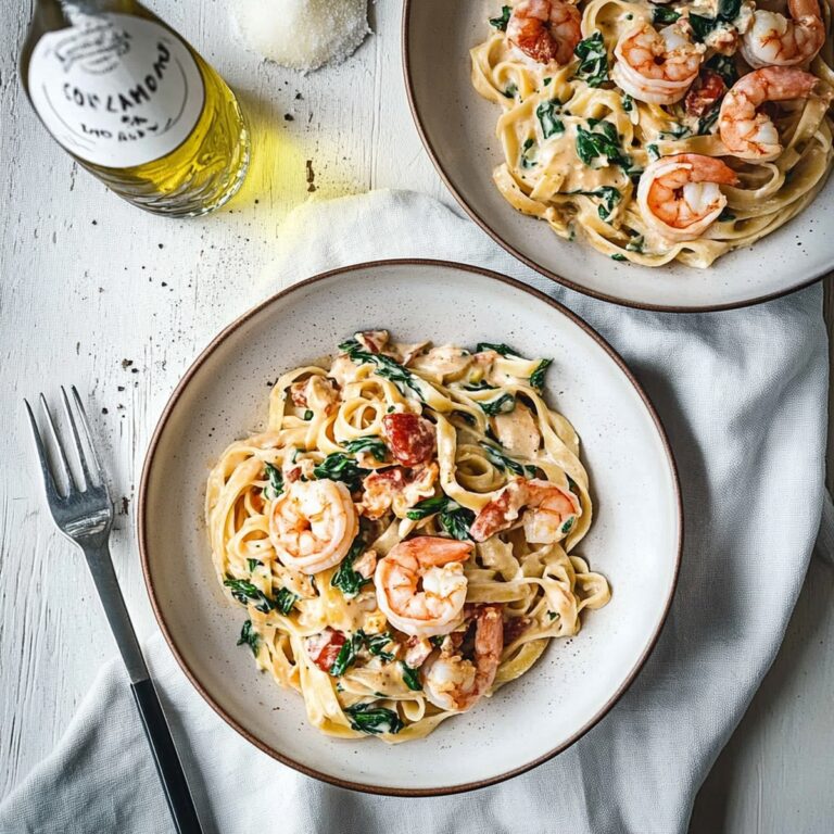 Dreamy Tuscan Shrimp Linguine Recipe