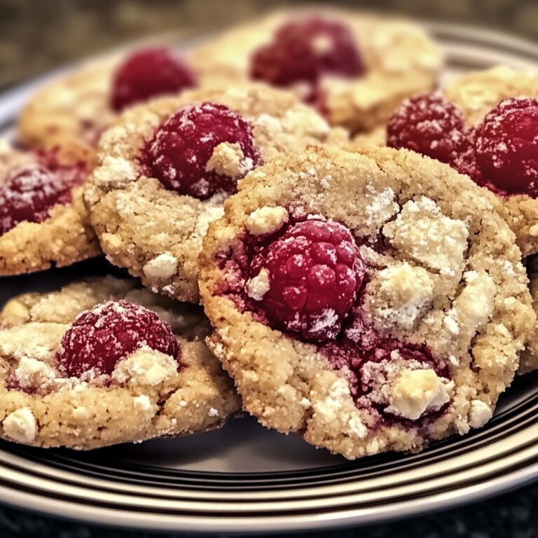 Raspberry Crumble Cookies Recipe