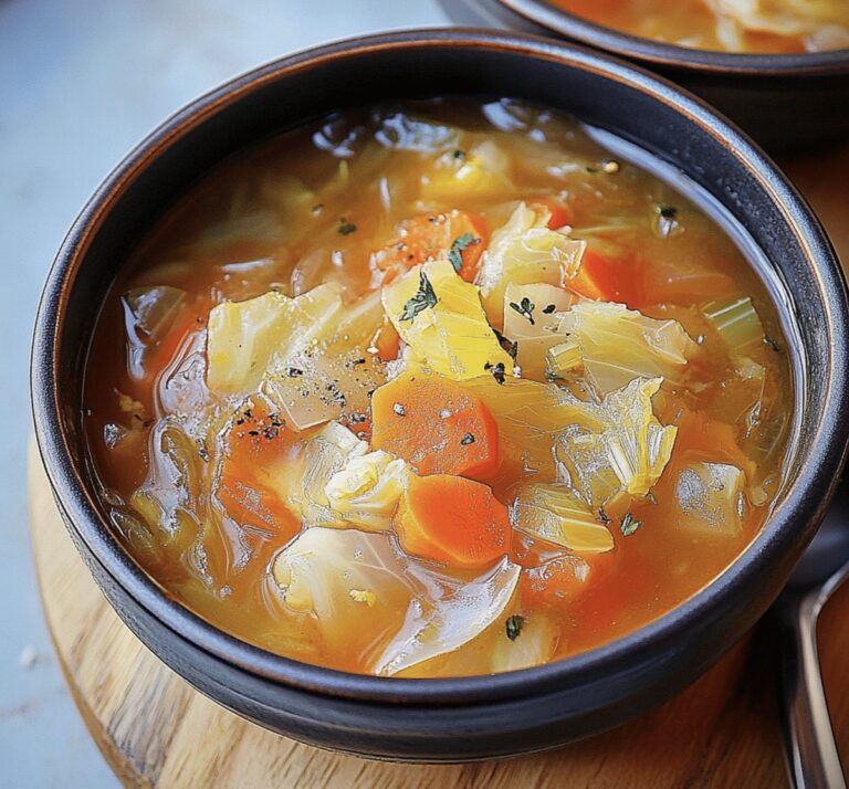 Slimming Cabbage Fat-Burning Soup Recipe