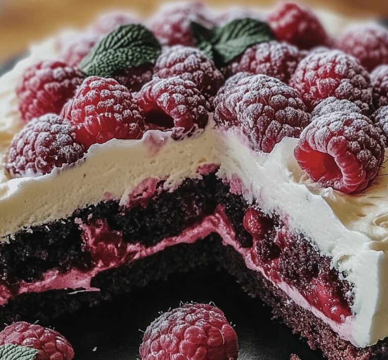 Elegant White Chocolate Raspberry Cake Recipe