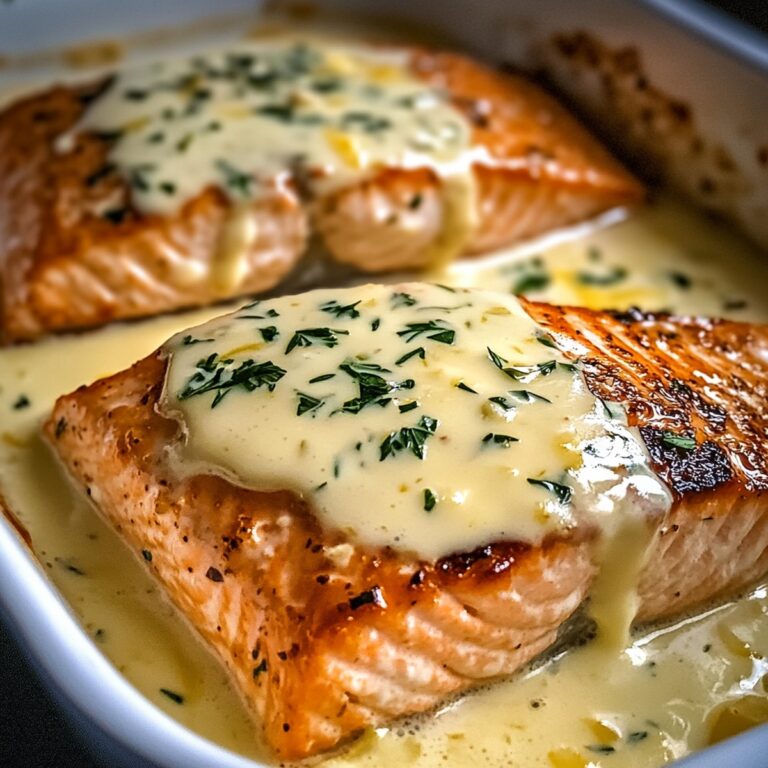 Luxurious Salmon With Lemon Butter Cream Sauce Recipe