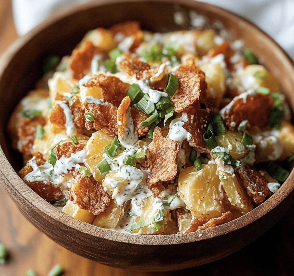 Crunchy Smashed Potato Salad Recipe