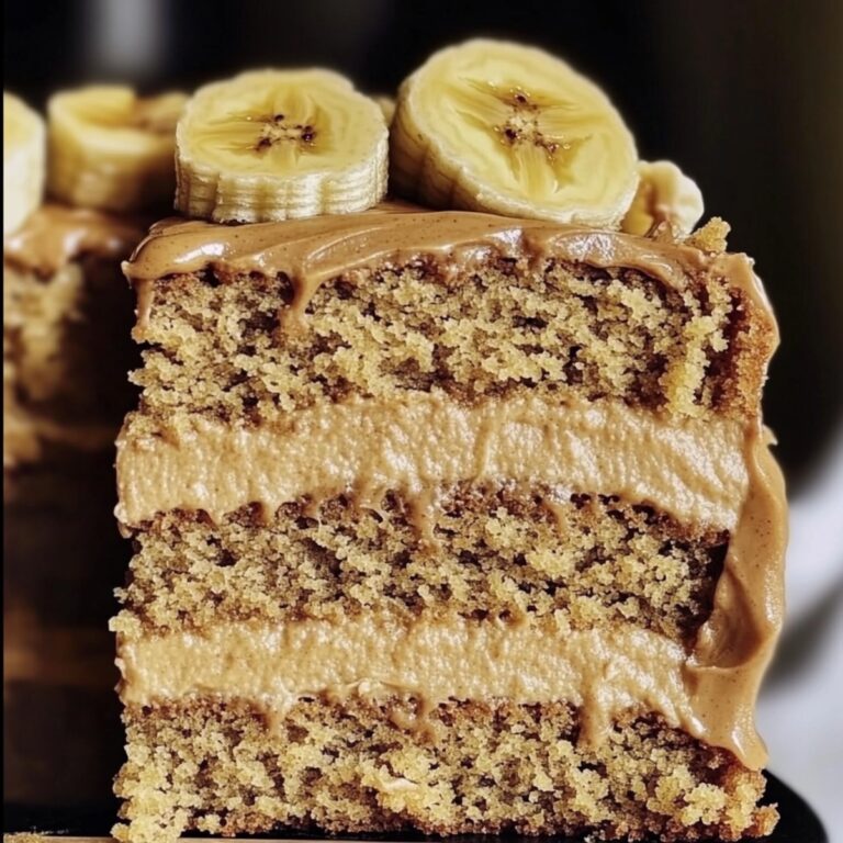 Peanut Butter Banana Cake Recipe