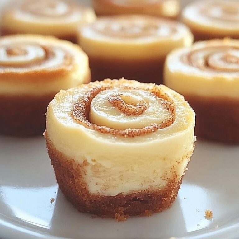 Mini Cinnamon Roll Cheesecakes Recipe