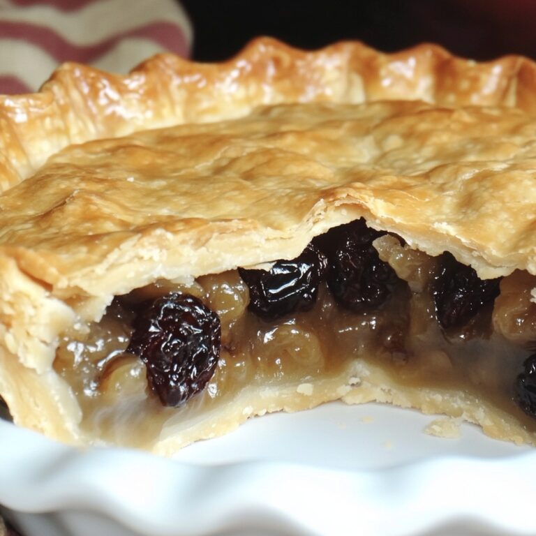 Old Fashioned Raisin Pie Recipe