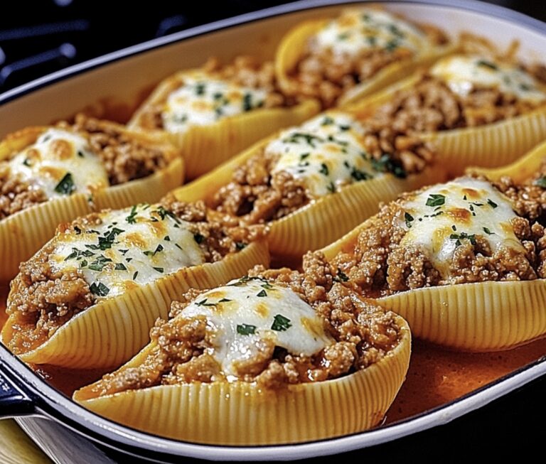 Beef-Stuffed Shells With Creamy Ricotta Filling Recipe
