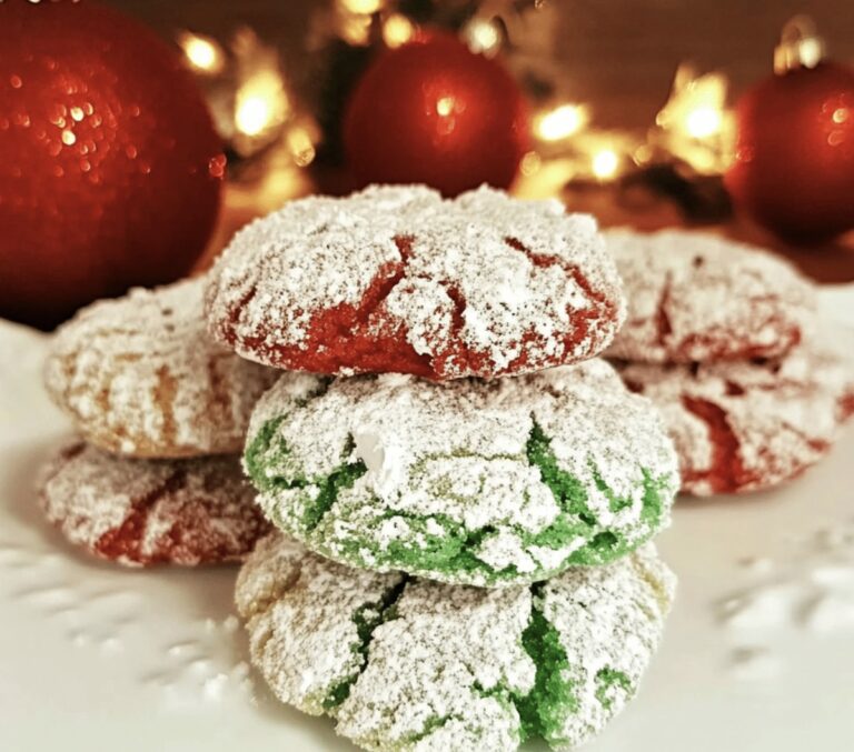 Christmas Crinkle Cookies Recipe